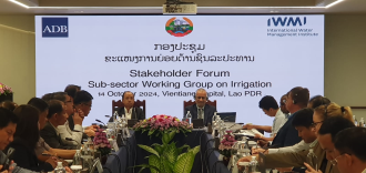  Laos, ADB promote sustainable irrigation practices